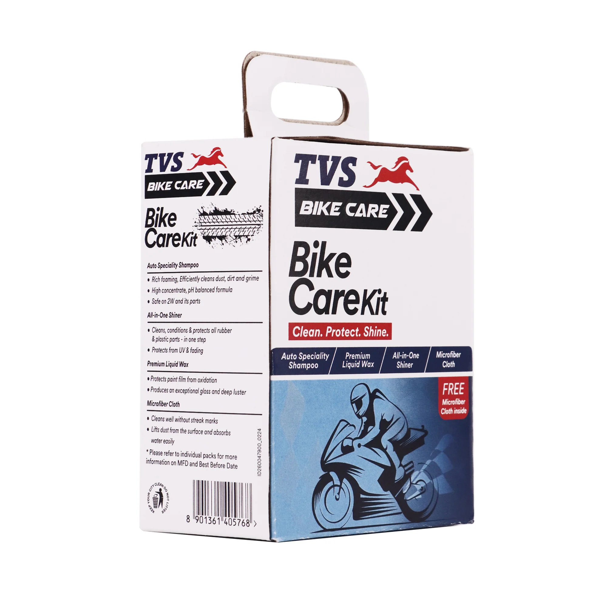 TVS Bike Care Kit Essential Cleaning and Maintenance Tools - Image 3