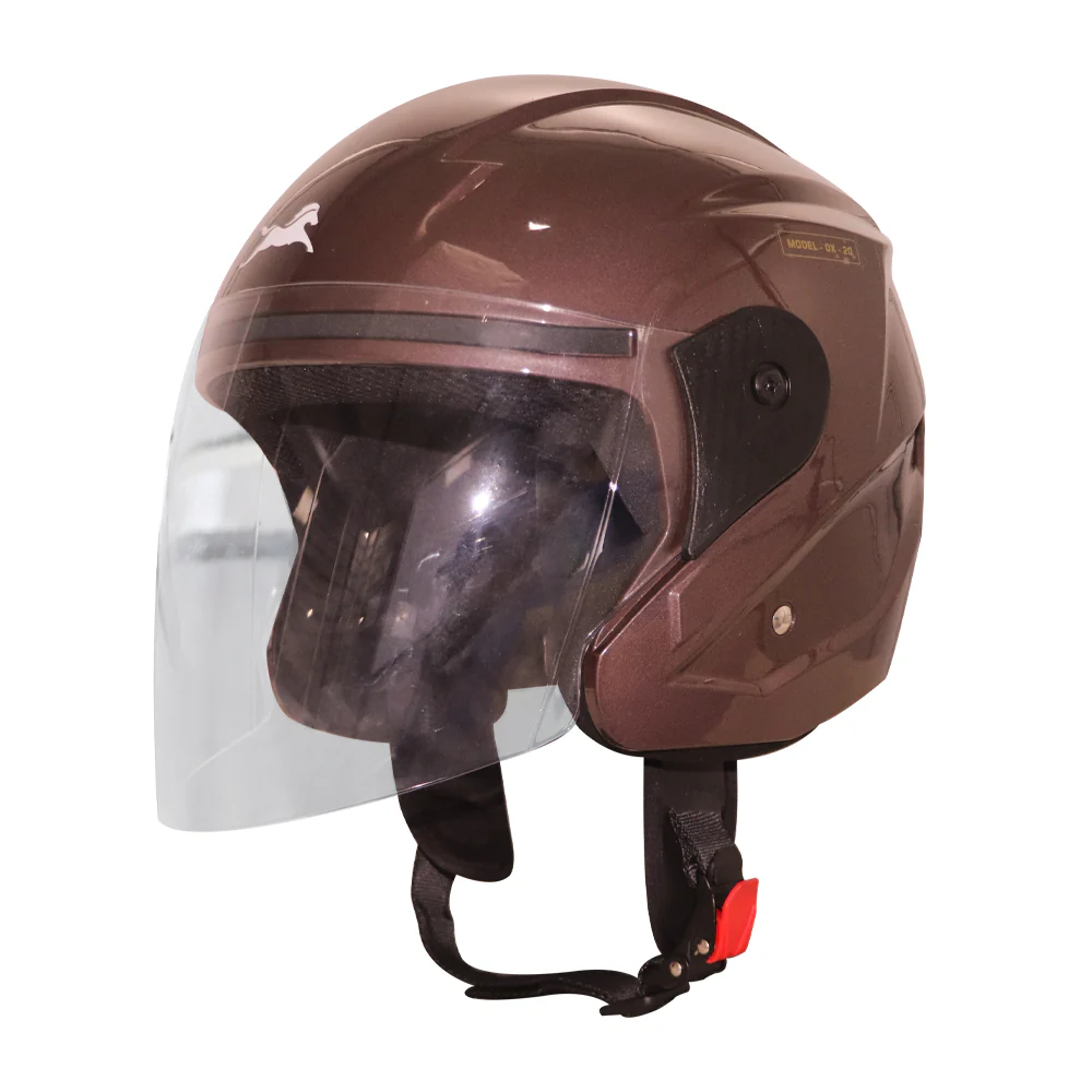TVS iQube Half Face Helmet Copper/Bronze - Stylish for Riders - Image 3