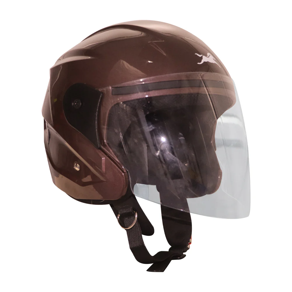 TVS iQube Half Face Helmet Copper/Bronze - Stylish for Riders - Image 5