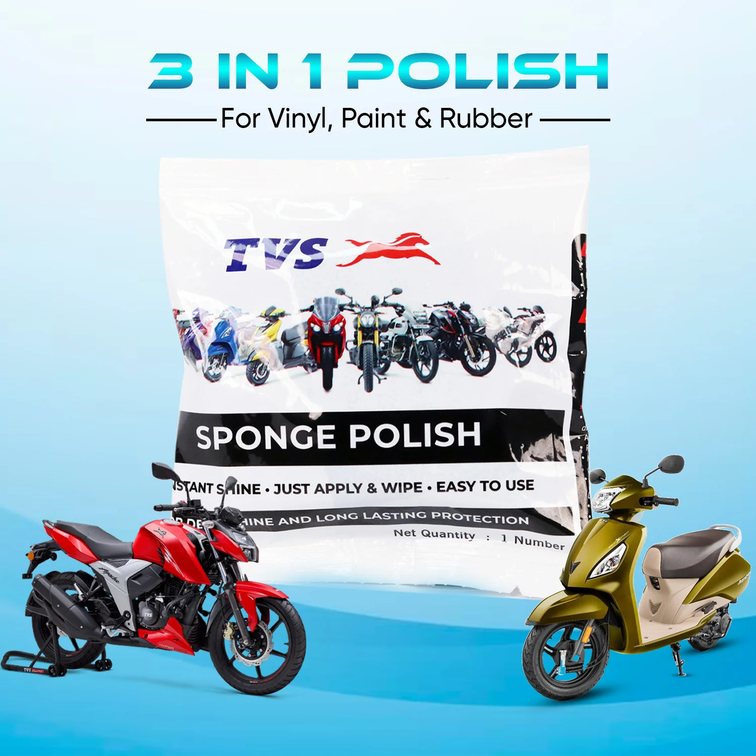 TVS Sponge Polish - 3 in 1 Polish for Vinyl, Paint & Rubber - Image 2