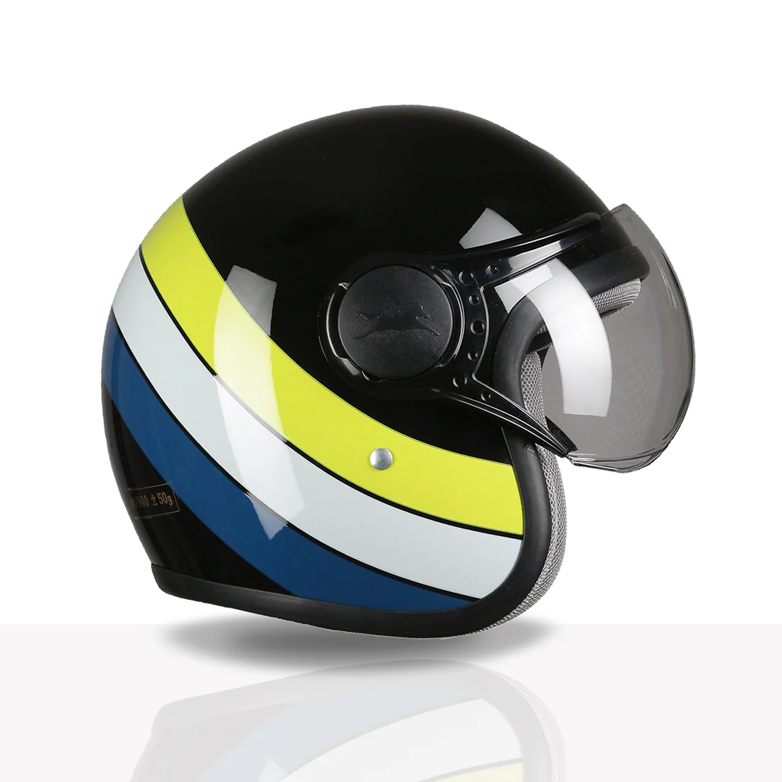 TVS Cruisetown Open Face Helmet β Stylish & Safe Helmet for Riders | ISI & DOT Certified | Premium Protection for Men & Women | Comfortable, Durable & Lightweight Design with Visor - Image 60
