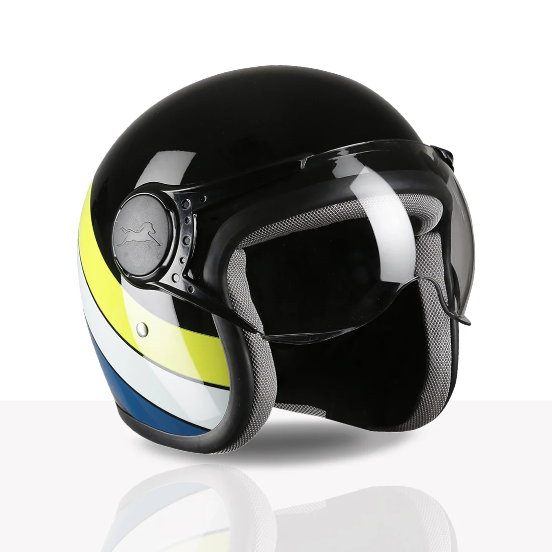TVS Cruisetown Open Face Helmet β Stylish & Safe Helmet for Riders | ISI & DOT Certified | Premium Protection for Men & Women | Comfortable, Durable & Lightweight Design with Visor - Image 61