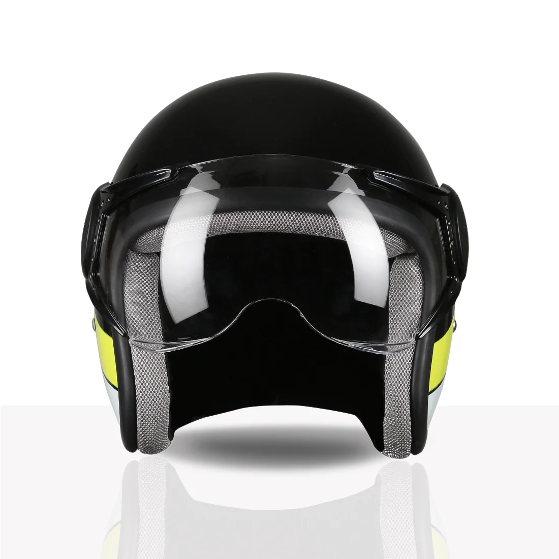 TVS Cruisetown Open Face Helmet β Stylish & Safe Helmet for Riders | ISI & DOT Certified | Premium Protection for Men & Women | Comfortable, Durable & Lightweight Design with Visor - Image 62