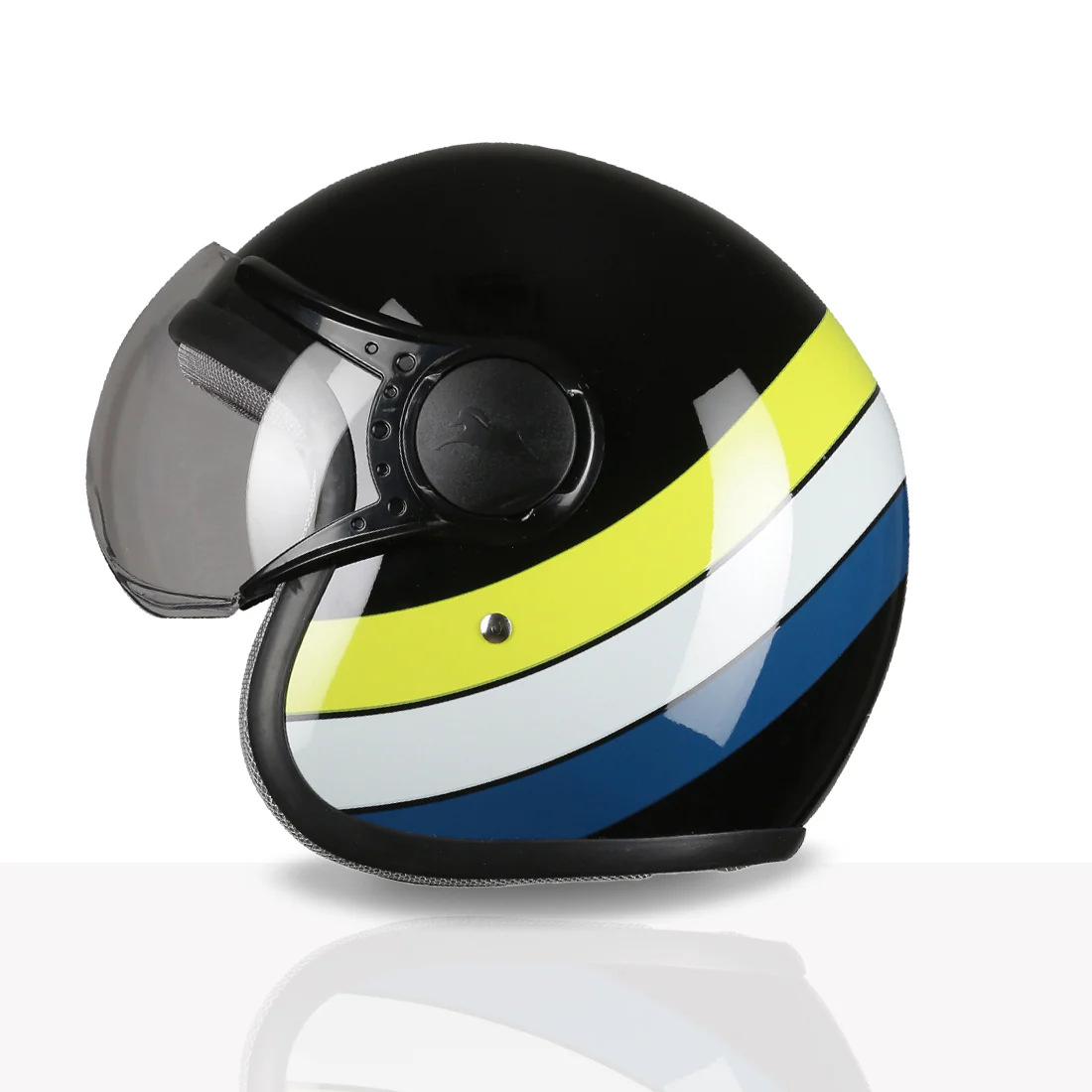 TVS Cruisetown Open Face Helmet β Stylish & Safe Helmet for Riders | ISI & DOT Certified | Premium Protection for Men & Women | Comfortable, Durable & Lightweight Design with Visor - Image 65