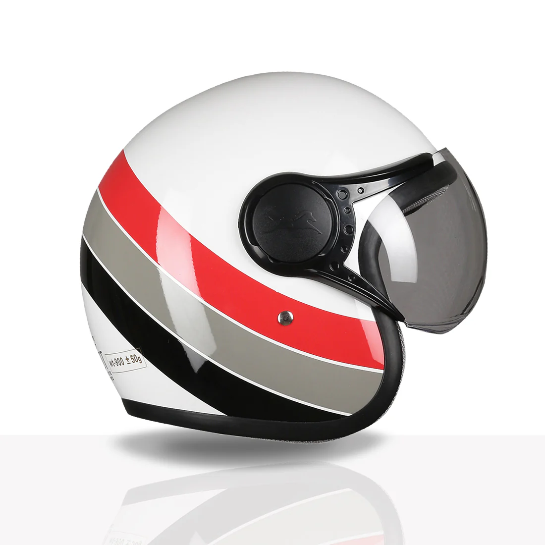 TVS Cruisetown Open Face Helmet β Stylish & Safe Helmet for Riders | ISI & DOT Certified | Premium Protection for Men & Women | Comfortable, Durable & Lightweight Design with Visor - Image 67
