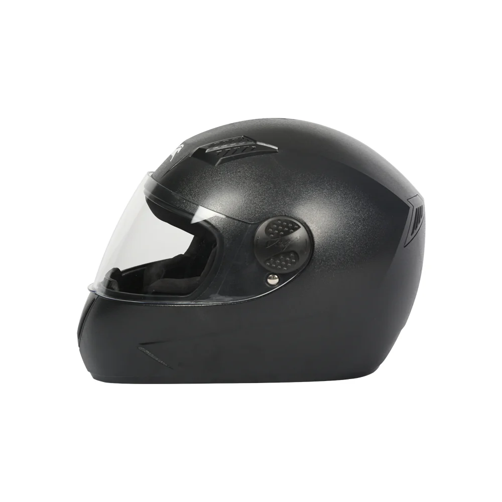 TVS Helmet Full Face Black JE Sleek and Safe Motorbike Helmet