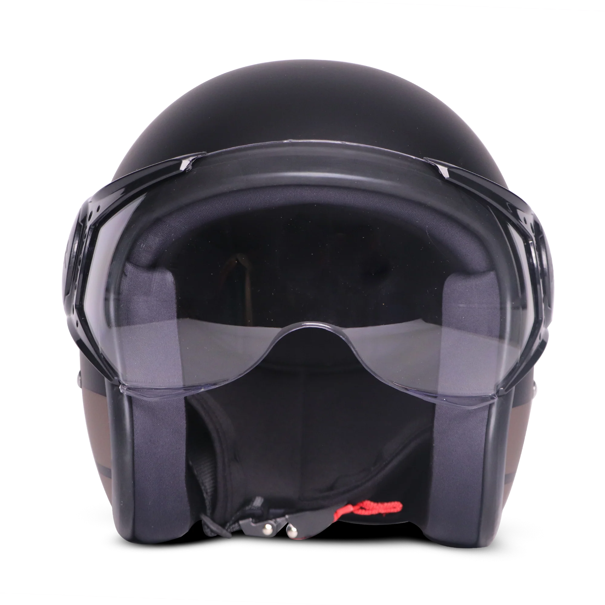 TVS J110 Half Face Helmet, Galactic CopperĀ MatteĀ - Image 3