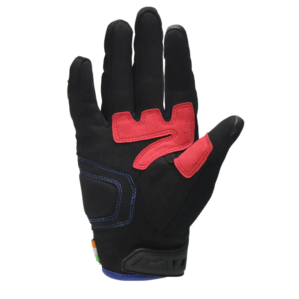 TVS Racing City Riding Gloves for Men β Hard SONIC Protected, Touch Screen Compatible, & Visor Wiper Fingertips β Premium Bike Gloves for Riding Comfort (Black) - Image 11