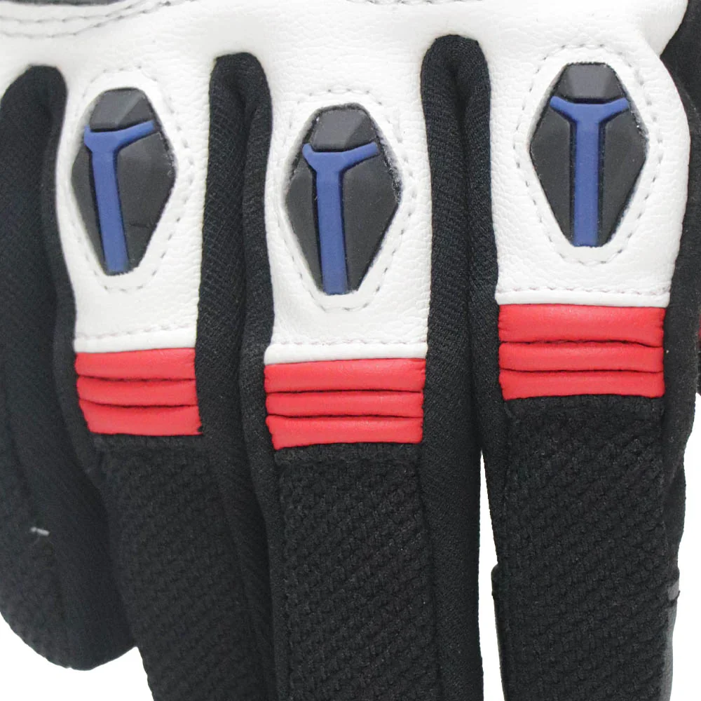 TVS Racing City Riding Gloves for Men β Hard SONIC Protected, Touch Screen Compatible, & Visor Wiper Fingertips β Premium Bike Gloves for Riding Comfort (Black) - Image 12