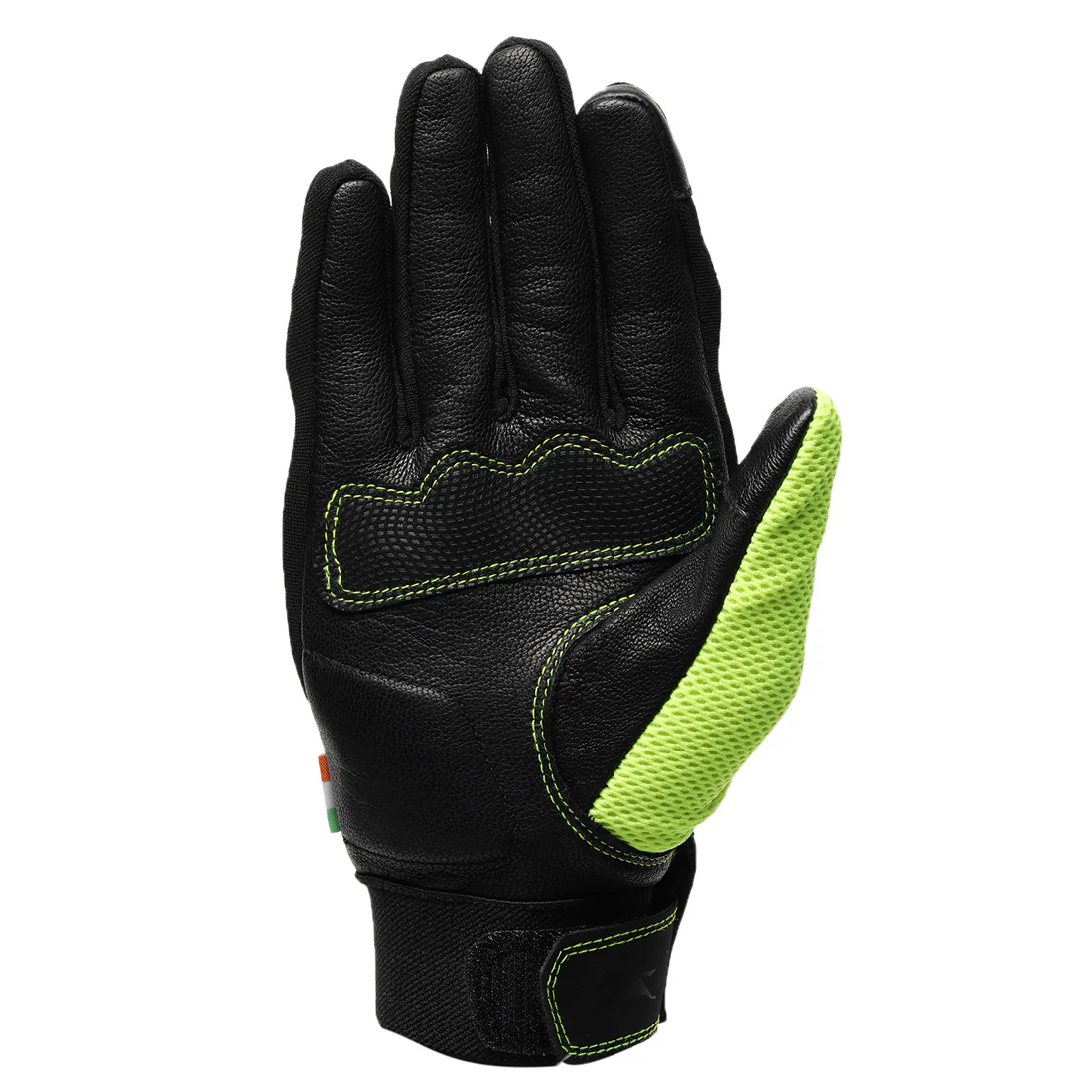 TVS Racing Xplorer Riding Gloves for Men β TPR Protected, Touch Screen Compatible, & Visor Wiper Fingertips β Premium Bike Gloves for Riding Comfort (Neon) - Image 5