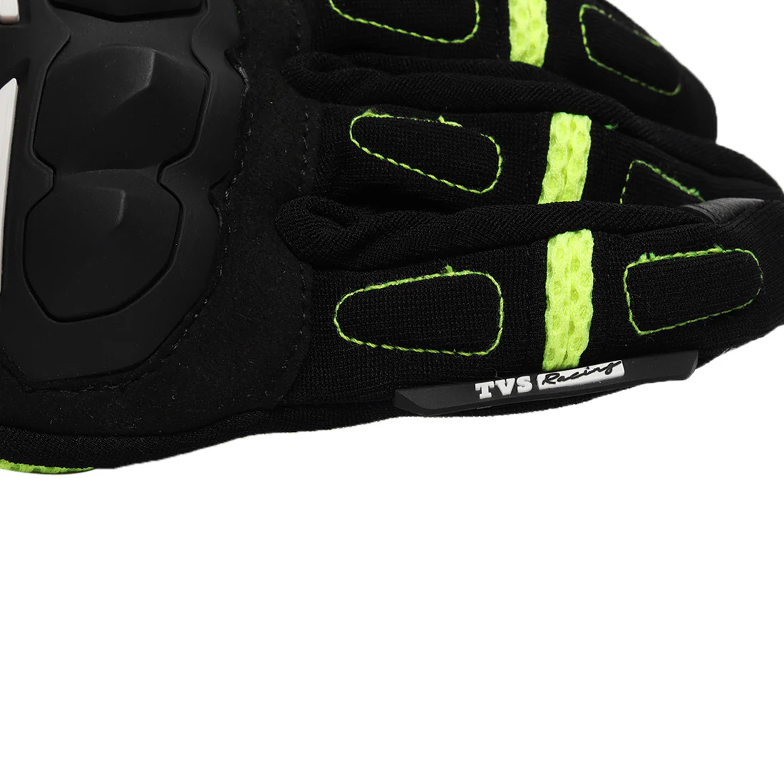 TVS Racing Xplorer Riding Gloves for Men β TPR Protected, Touch Screen Compatible, & Visor Wiper Fingertips β Premium Bike Gloves for Riding Comfort (Neon) - Image 7