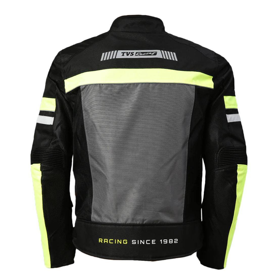 TVS Racing Asphalt Riding Jacket for Men- High Abrasion 600D Polyester, CE Level 2 Armour Protection – Essential Bike Jacket for Bikers (Grey) - Image 19