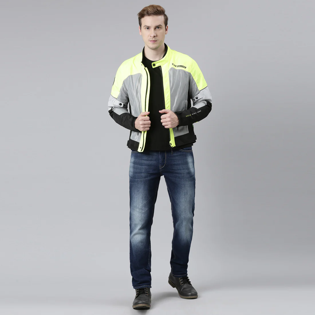 TVS Racing Street Striker Jacket Red/Black Superior Protection & Style - Image 17